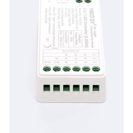 Controller Dimmer 3 in 1 LED RGB/RGBW/RGBWW 12/24 V DC MiBoxer FUT037S+ RGB/RGBW/RGB+CCT (1/4)