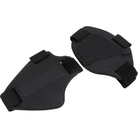 Lot de 2 protections antidérapantes en PVC pour chaussures de moto, idéales pour la course sur route.