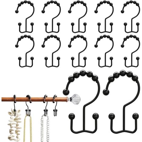 12 Stück robuste Metallhaken zur Wandmontage Geeignet für