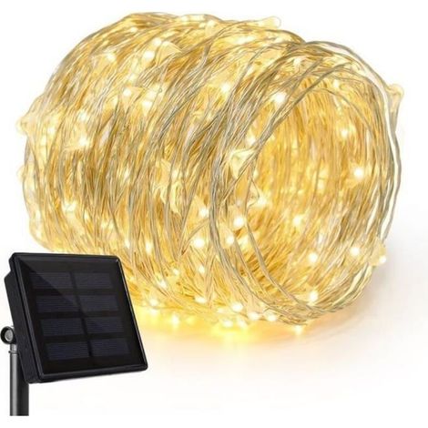 Solar LED Garland 22m - Waterproof - Outdoor Decoration