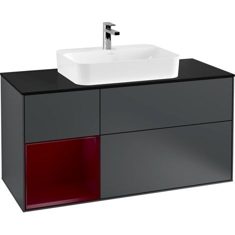 Villeroy & Boch F412HBHG Meuble sous-lavabo Finion F41 (1/2)