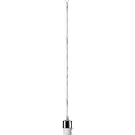 Suspension intérieure FENDA chrome E27 60W max câble nu sans patère de 15m - SLV - 132662 (1/4)