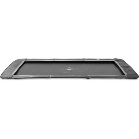 EXIT Interra Ground-Level Sports Trampoline 7x10ft – Black