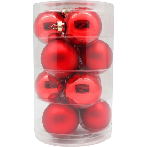 BOX PALLE VT ROSSE 6 CM OPACO/LUCIDO PZ 12