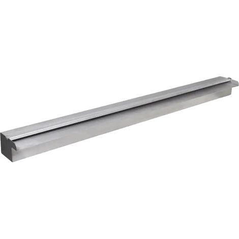 Cascada, diseño de acero inoxidable, flujo de agua relajante, 90 cm (1/2)