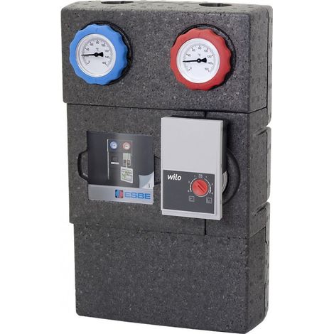 Groupe hydraulique direct GDA211 DN25 – Circulateur Wilo PARA 25/6 – Tension 230V – Pression 1MPa – Applications eau chaude sanitaire – Esbe (1/2)