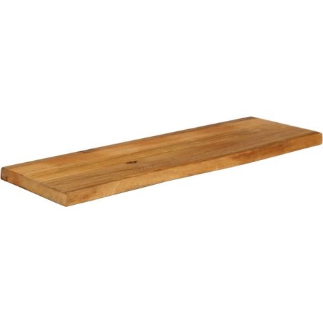 Maison Exclusive - Tischplatte mit Baumkante 100x20x3,8 cm Massiv