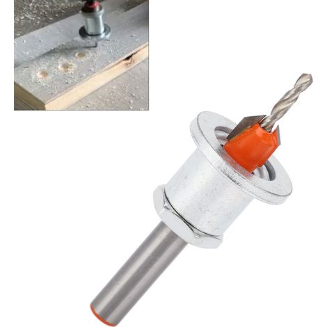 Foret étagé pour vis autotaraudeuses, installation dans le bois, foret à fraiser réglable, foret conique 8103, foret étagé pour vis (1/5)