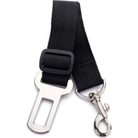 pair Laisse de Sécurité - Non spécifié - Réglable - Nylon - Noir - Pour Chien et Chat (1/2)