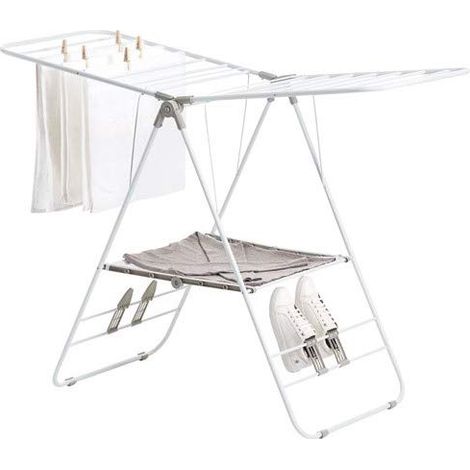 Stendibiancheria multifunzione Rayen in acciaio 145x61 cm
