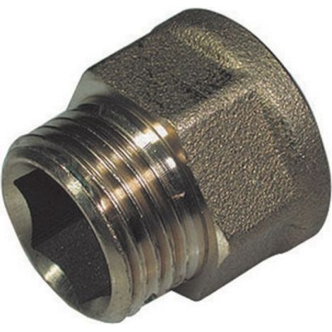 PROLUNGA FILETTATA MF OTTONE GIALLO 1/2 x 15