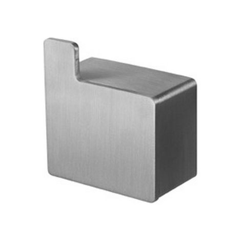 Appendino bagno gancio a sinistra in acciaio inox satinato  NUEVO-S kamalu