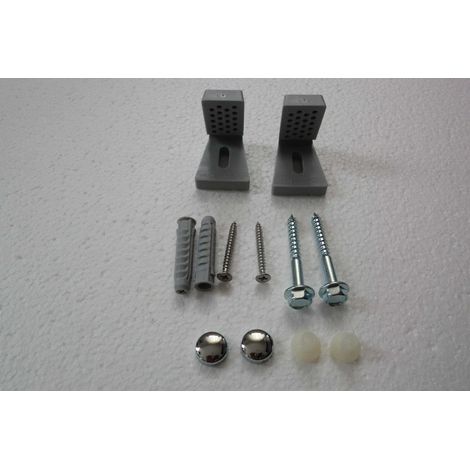 Fischer – Fixation de lavabo 18652 – Kit complet avec chevilles SX et vis inox – Montage rapide et flexible – Résistance à la corrosion