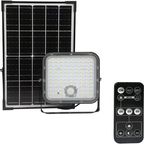 Proyector LED Solar 30W 4000K con Sensor Crepuscular y de Movimiento IP65 (1/4)