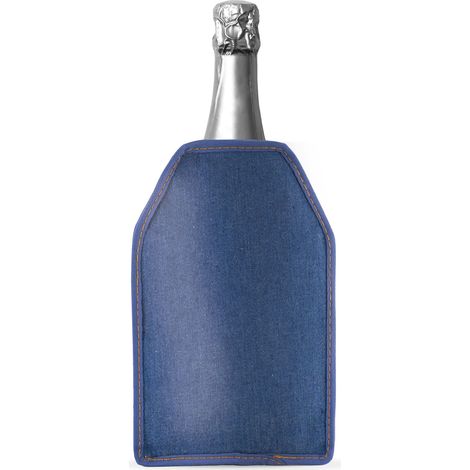 WD LifeStyle Glacette Morbida 15,5 x 22,5 x 2 Cm Rivestita in Blu Jeans