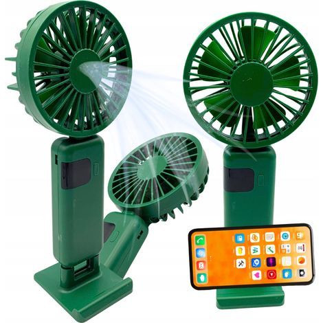 Mini-Tischventilator, leise, faltbar, leistungsstark, 3000 mAh, USB-C (1/5)