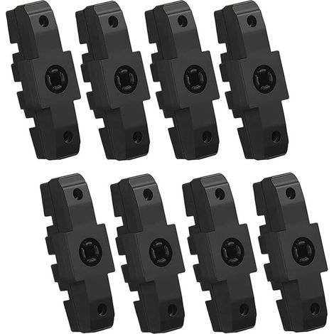 4 paires de plaquettes de frein haute performance pour vélo, compatibles avec les freins hydrauliques sur jante HS11, HS22, HS24 et HS33 - accessoires de vélo noirs (1/5)