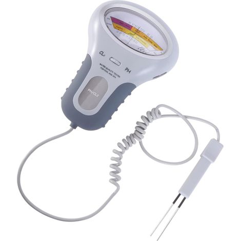 1 higrómetro Cl Quality Plus, probador de agua, medidor de cloro, detector para monitorear el nivel portátil, prueba de agua residual caliente para acuarios de cafetería, prueba digital de agua residu (1/5)