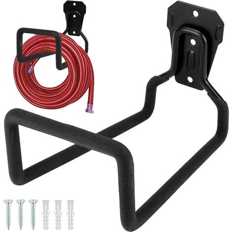 Wandmontierter Metall-Schlauchhalter freistehender Gartenschlauchhalter Poolschlauchhalter rostfreier Gartenschlauchhalter Wandhalterung für und (1/5)