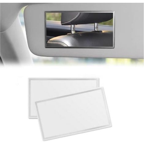 Lot de 2 Miroir de Courtoisie de Pare-Soleil Miroir de Maquillage de Voiture Miroir pour Pare Soleil Voiture Miroir , 15x8cm,yd