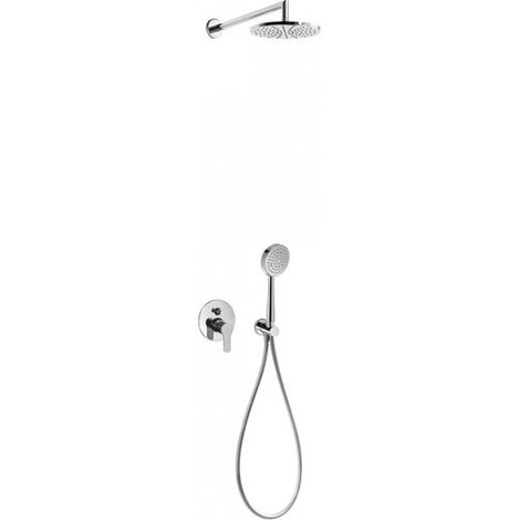 Kit douche à encastrer avec fermeture et réglage du débit - TRES 117175 (1/2)