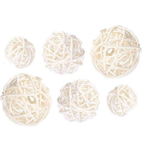 15 boules de rotin pour fête