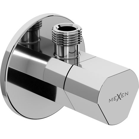 Mexen T válvula angular para grifos 1/2"x3/8", cromo - 79973-00 (1/2)