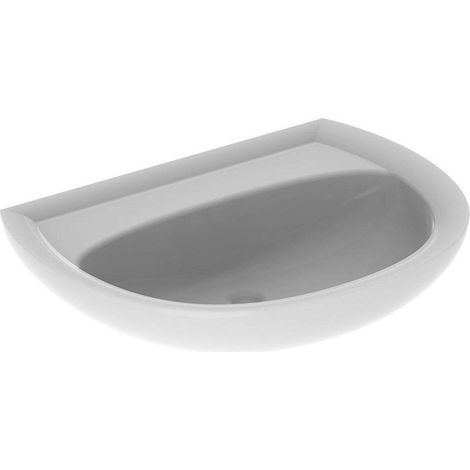Lavabo Geberit RENOVA 700x530mm sans trou de robinetterie sans trop plein blanc KT