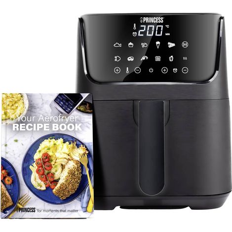 Princess 182031 Single 3.5 L Free-standing 1350 W Hot air fryer Black (friteuse à air chaud) (1/2)