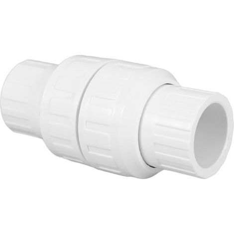 Stück PVC-Rückschlagventil für Sanitärinstallationen, 32 mm, Zubehör zur Verhinderung von Rückfluss an Rohrverbindungen (1/5)