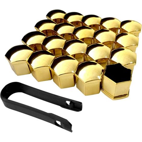Generic Couvercles de Valve de Pneu de Voiture, Couvercles de Boulons de Pneu Décoratifs pour Roues 20 Pièces en Nylon pour Vélo et Moto (GEN19mm) (1/2)