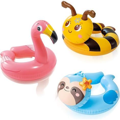 Bouée Animaux Enfant 6-12 Ans,Gonflable Inflateable pour Piscine,Bouée Gonflable de Tube,Anneau de Natation,Radeau Gonflable pour Garçons et Filles Les Fêtes D&39été sur La Plage et La Piscin (1/3)