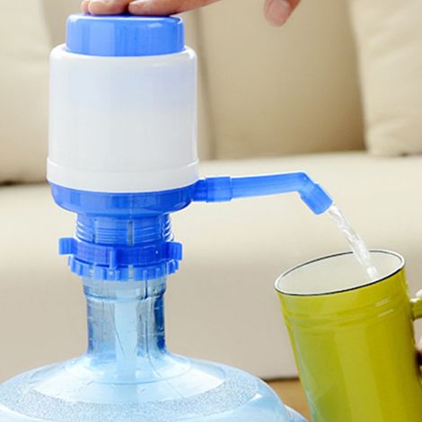 Distributeur d'eau en bouteille de taille moyenne, pompe à eau manuelle, presse à eau purifiée, pompe à eau (1/5)