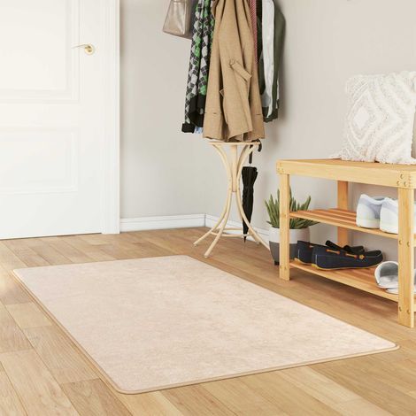 Teppichläufer MARSA Creme 100 x 150 cm Polyester und PVC