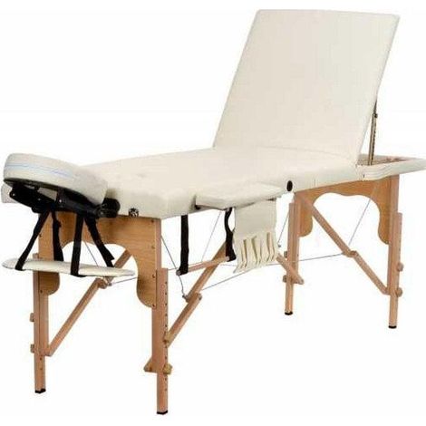 Jata 3-teilige Wecco Massagetisch beige klappbar
