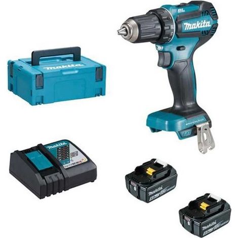 [PRODUIT RECONDITIONNE] Perceuse visseuse MAKITA 18V Li-Ion (2x 5Ah) LXT + coffret MAKPAC DDF485RTJ (1/4)