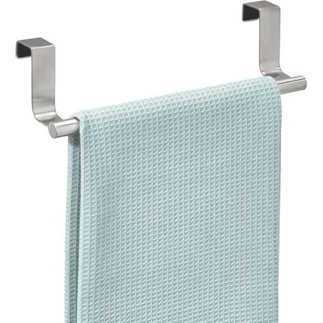 (Silber) Handtuchhalter fürs Badezimmer, ohne Bohren, kleiner Handtuchhalter aus Edelstahl (1/4)