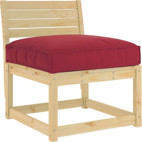 Maison Exclusive - Kissen Oxford-Stoff Weinrot 80 x 80 x 12 cm (1/5)