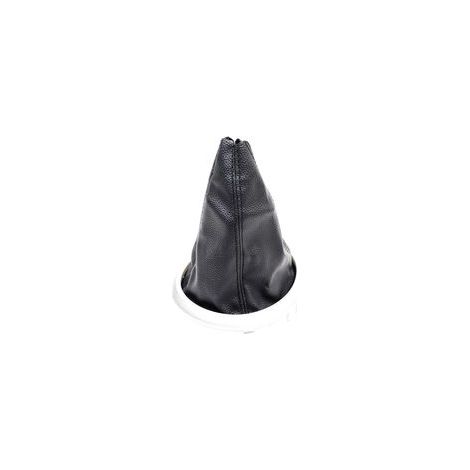 Schalthebelmanschettensatz 1606400280 für Citroën C3 2003-2009 mit Sicherungsringrahmen 7589T8, silberne Außenrahmenmaske 7589V0