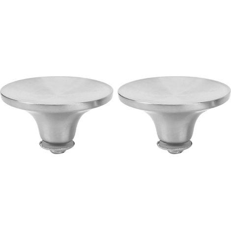Lot de 2 boutons de couvercle de cocotte en fonte, en acier inoxydable, compatibles avec Le Creuset, Aldi et Lodge.
