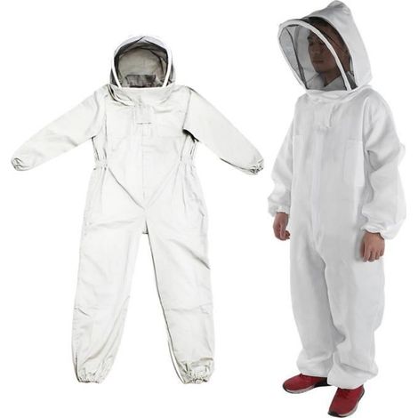 Costume d\'apiculteur - Abeille Gardant Le Costume Veste Voile De Sécurité Chapeau Corps équipement Capuche L (1/4)