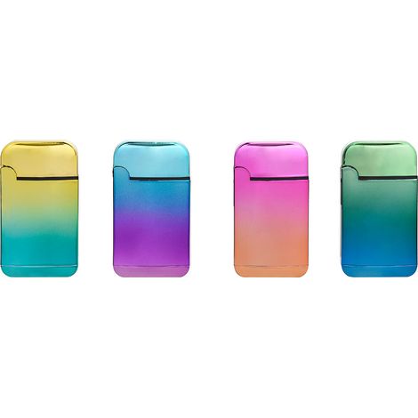 4 Encendedores electrónicos de gradiente con colores surtidos Euro/u