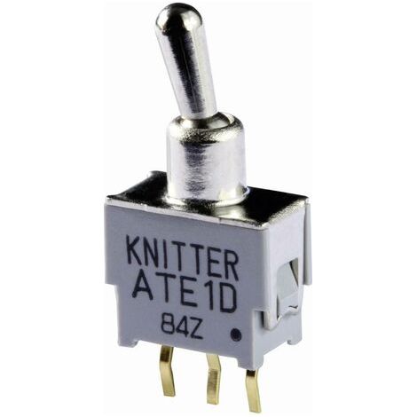 Knitter-Switch ATE 1D Kippschalter 48V DC/AC 0.05A 1 x Ein/Ein rastend 1St. D73315 (1/3)