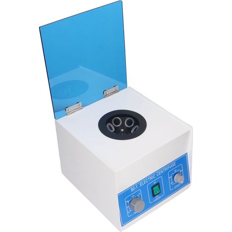 Centrifugeuse électrique de paillasse avec minuterie, 6 x 20 ml, 4 000 tr/min, prise européenne 220 V (1/5)