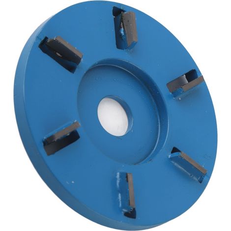 Disque de Sculpture sur Bois en Acier 6 Dents Fraise pour Travail du Bois Accessoire pour Meuleuse d'Angle Lame Plate (1/5)