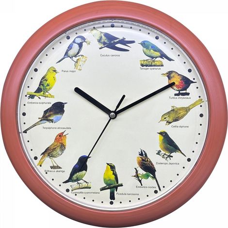 Herzberg HG-03701: Japanese Bird Song Clock - Wood (1/5)