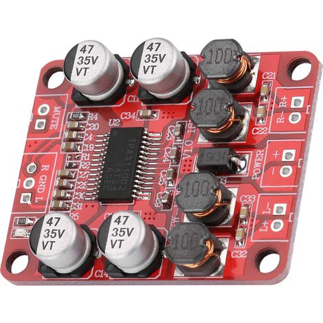 Carte d'amplificateur de puissance audio numérique TPA3110 2x15W stéréo double canal HF82 (1/5)