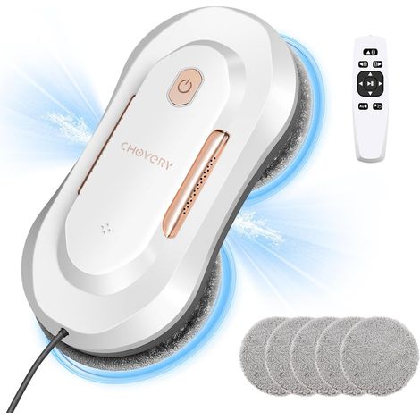 Robot Nettoyeur de Vitre 3800Pa avec Fonction Pulvérisateur Robot Laveur de Vitre Automatique électrique avec Double Pulvérisation d'eau (1/5)