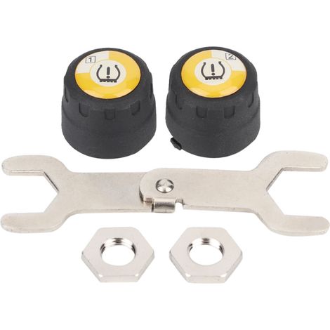 Système de surveillance de pression et température des pneus moto TPMS BT pour iOS Android avec capteur (1/5)