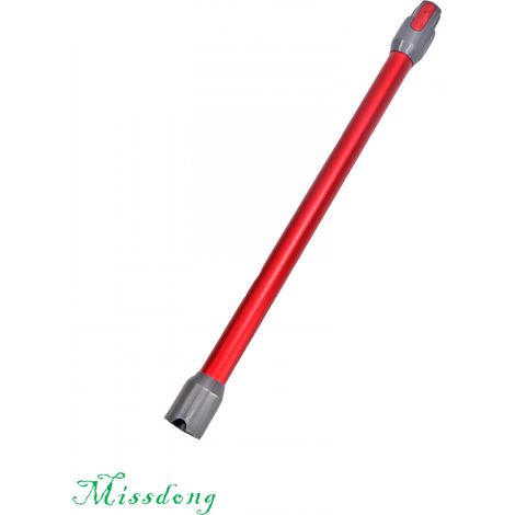 Tube d'extension de Rechange pour Dyson V11 V15 V10 V7 V8 Aspirateur Sans Fil, Tube Rallonge en Aluminium Baguette Extensible ，Accessoire pour aspirateur,（Rouge） (1/5)